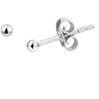 TFT Oorknoppen Bol Zilver Gerhodineerd Glanzend 2 mm x 2 mm