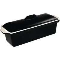 Vogue Zwarte gietijzeren Pate Terrine 1.7Ltr