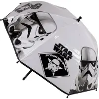 Star Wars paraplu Storm Trooper junior 42 cm polyester grijs