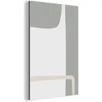 MuchoWow Wanddecoratie Metaal - Aluminium Schilderij Industrieel - Abstract - Minimalisme - Design - 120x180 cm - Dibond - Foto op aluminium - Industriële muurdecoratie - Voor de woonkamer/slaapkamer
