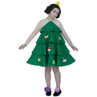 MOM Luxe Meisjes Kerstboom Kostuum
