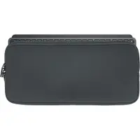 Kwmobile toetsenbord hoes geschikt voor Logitech Mx Keys Mini Wireless hoesje - Neopreen keyboard beschermhoes - Reis case met rits - Keyboards cover in grijs