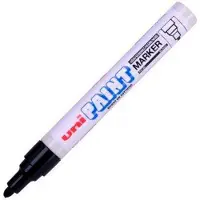 Uni-Ball Permanente markeerstift Uni-Ball PX-20 Zwart (12 Stuks)
