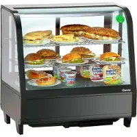 Bartscher Koelvitrine Bartscher, 2 roosters, schuifdeuren, 100L, 69(b)x68(h)x56(d), 230V/160W
