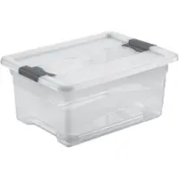 Keeeper Cornelia PP (Polypropeen) Opbergdoos 12 L Met deksel Transparant 29,5 x 17,5 cm