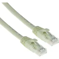 Intronics CAT6A UTP-kabel, 20 meter, Cat6a, U/UTP (UTP), RJ-45 connector aan beide uiteinden, kleur: ivoor