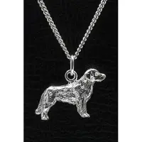 MOOYE ® - Collectie Zilveren Mastin de los pinieos ketting hanger - groot