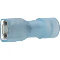 Cimco volledig geïsoleerde vlakstekerhuls 4,8x0,8mm voor 1,5-2,5mm² - blauw per 100 stuks (180249)