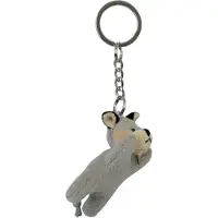 Nature Planet Pluche wolf sleutelhanger - 2x - knuffel - 6 cm - dieren sleutelhanger
