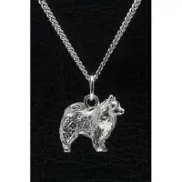 MOOYE ® - Collectie Zilveren Japanse kees ketting hanger - groot