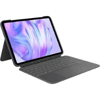 Logitech Combo Touch voor iPad Pro 12,9 inch (5e generatie) Grijs Slimme Aansluiting QWERTY Spaans (ES, iPad Pro 12,9 2021 (5e Gen), iPad Pro 12,9 2022 (6e Gen)), Tablet toetsenbord, Grijs
