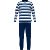 Ceceba Melbourne Heren Pyjama - ronde hals - Blauw