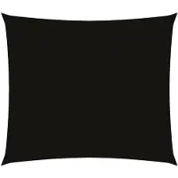 vidaXL Zonnescherm rechthoekig 2,5x3 m oxford stof zwart