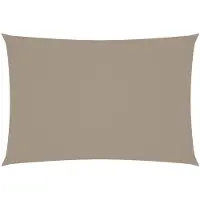 vidaXL Zonnescherm rechthoekig 2,5x4,5 m oxford stof taupe