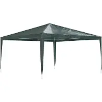 vidaXL Professionele partytent, 4x4 meter, groen, 90 g/m²