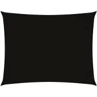 vidaXL Zonnescherm rechthoekig 2,5x4 m oxford stof zwart