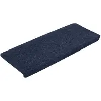 vidaXL Trapmatten zelfklevend 15 st 65x24,5x3,5 cm blauw