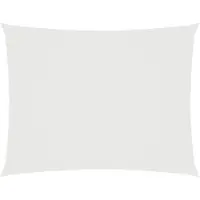 vidaXL Zonnescherm rechthoekig 3x5 m oxford stof wit
