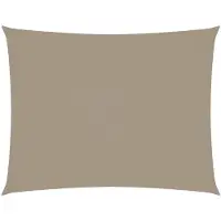 vidaXL Zonnescherm rechthoekig 3x6 m oxford stof taupe