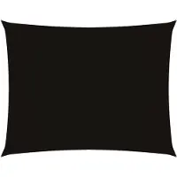 vidaXL Zonnescherm rechthoekig 2x3 m oxford stof zwart