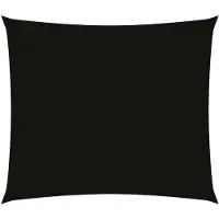 vidaXL Zonnescherm rechthoekig 2x2,5 m oxford stof zwart