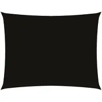 vidaXL Zonnescherm rechthoekig 4x6 m oxford stof zwart