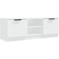vidaXL Tv-meubel 102x35x36,5 cm bewerkt hout wit