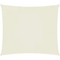 vidaXL Zonnescherm rechthoekig 2,5x3 m oxford stof crèmekleurig