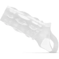 EasyToys Genopte Open Penis Sleeve - Transparant