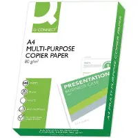 Q-CONNECT kopieerpapier, ft A4, 80 g, pak van 500 vel, wit