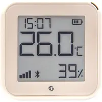 Shelly Temperatuur- en luchtvochtigheidssensor H&T Gen3 | WiFi, Bluetooth | Ivoor