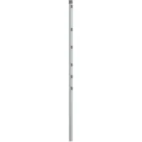 vidaXL Schuttingpalen 15 st 120 cm gegalvaniseerd staal zilverkleurig