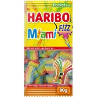 Haribo Miami f!zz 8 zakken x 80 gram