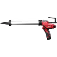Milwaukee M12 PCG/600A-201B Li-Ion accu-kit-/lijmpistool (accu kitspuit)