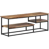 vidaXL Tv-meubel 110x30x39 cm massief gerecycled teakhout