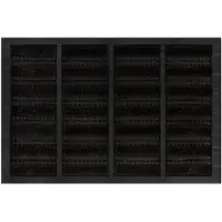 vidaXL Deurmat rechthoekig 40x60 cm rubber en kokosvezel
