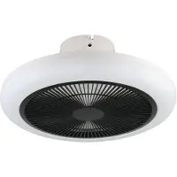 Eglo Kostrena LED Plafondventilator met Verlichting Zwart/Wit