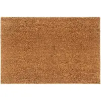 vidaXL Deurmat 60x90 cm getufte kokosvezel naturel