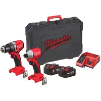 Milwaukee M18 BLCPP2A-402C combopack 18V 2x 4,0Ah Li-ion