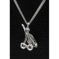 MOOYE ® - Collectie Zilveren Kersen middel ketting hanger