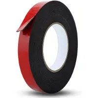 Intirilife dubbelzijdige foam tape zwart - afmeting: 15mmx30m - montagetape zwaar plakband zwaar plakband extra sterk