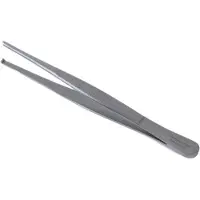 Medipharchem Chirurgisch pincet 1x2 tanden Lengte: 16 cm - metaal - RVS - Pincet - Recht