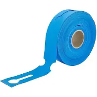 Combicraft Sleufetiketten 260 x 50 mm blauw - 500 stuks