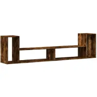 vidaXL TV-kastjes, 2 stuks, gerookt eikenfineer, 100x30x50 cm, houtvezelplaat
