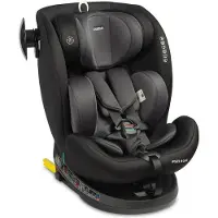 Caretero Autostoel, kinderautostoel, model Commo, met ISOFIX-bevestiging, geschikt voor kinderen van 40-150 cm, kleur: grafiet