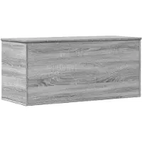 vidaXL Opbergbox 100x42x46 cm bewerkt hout grijs sonoma eikenkleurig