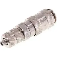Parker RVS 316L DN 2.7 (Micro) Luchtkoppeling Snelkoppeling 3x4.3 mm Push-On
