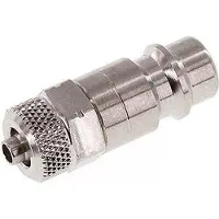 Parker RVS 316L DN 7.2 (Euro) Luchtkoppeling Insteeknippel 4x6 mm Push-On