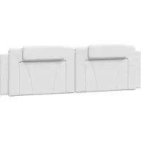 vidaXL Hoofdbordkussen "Viana" 180 cm kunstleer wit