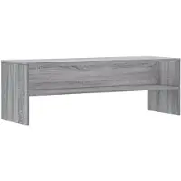 vidaXL - Tv-meubel - 120x40x40 - cm - bewerkt - hout - grijs - sonoma - eikenkleurig
